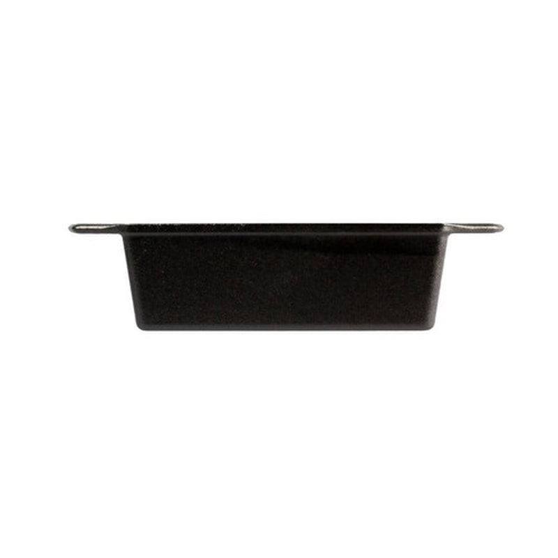 Lodge Cast Iron Bread Loaf Pan Rectangle Bakeware Baking Broiler Durable Black
