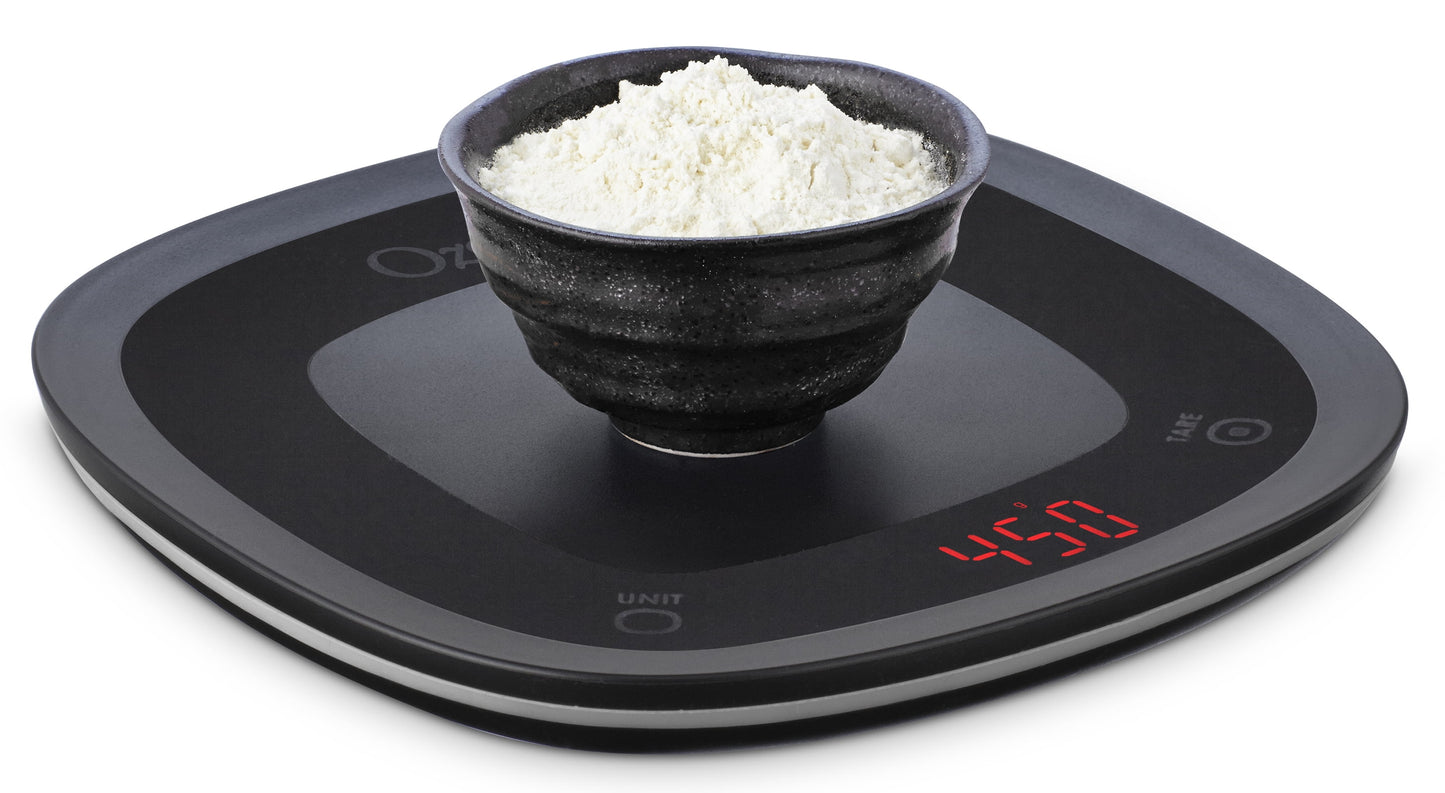Touch Waterproof Digital Kitchen Scale, Washable and Submersible
