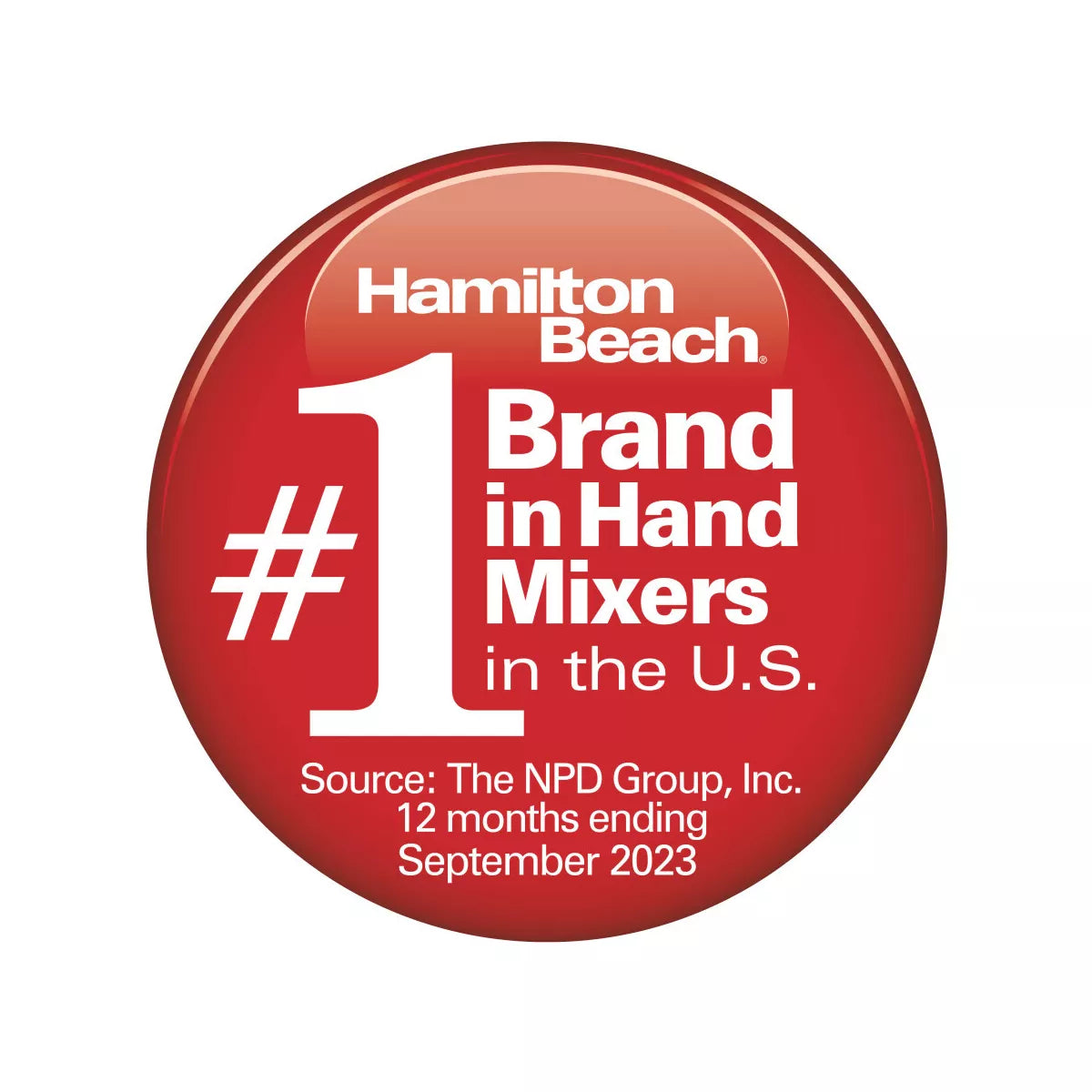 Hamilton Beach 6 Speed Hand Mixer Snap-On Case White 62629: Handheld Mixer for Kitchen, 275W, Dishwasher-Safe Parts
