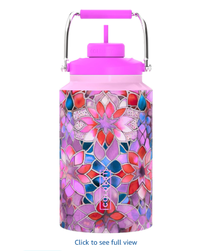 Coldest 128oz Tumbler with Handle and Straw - The Marrakech (3 Lids)