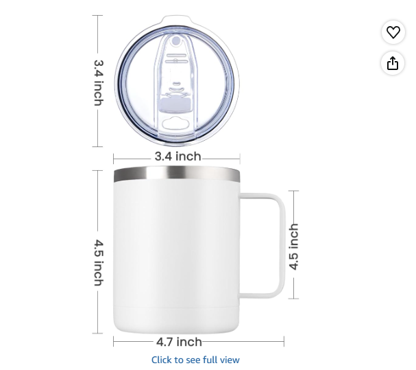MEWAY 12oz Coffee Mug With Handle 4 Pack, Stainless Steel Insulated Travel Tumblers With Sliding Lid, Double Wall Vacuum Camping Cup for Hot & Cold Drinks Tea (Forest Green & Plum, Set of 4)